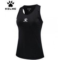 卡尔美/KELME官方正品轻薄透气运动休闲背心女训练瑜伽上衣健身衣