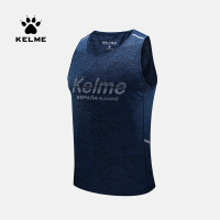KELME/卡尔美夏季短袖新款运动休闲背心圆领透气跑步健身背心