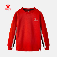 kelme（kids）儿童卫衣女春秋2020新款女童秋装女孩圆领运动上衣
