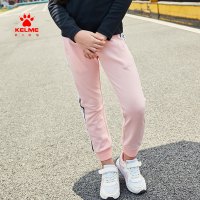 kelme（kids）儿童休闲裤子春秋季女童长裤 宝宝百搭运动针织童裤
