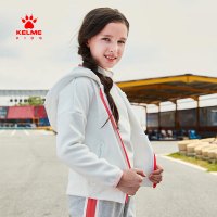 kelme（kids）2020新款春季装女童装大童卫衣开衫儿童卫衣上衣潮