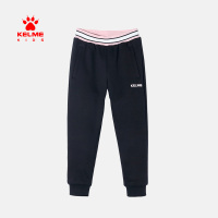 kelme（kids）女童针织长裤2020春秋新款中大童松紧儿童休闲裤子
