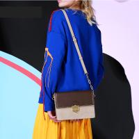 嘉里奥单肩女包包 真皮斜挎小方包 欧美时尚信封包风琴包