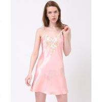 美帜女款桑蚕丝吊带真丝睡衣睡裙