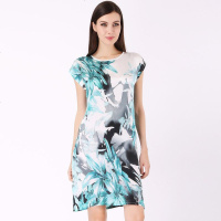 美帜女款桑蚕丝宽松睡袍真丝睡衣 可外穿