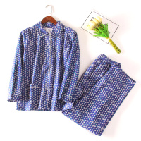 美帜女款纯棉印花家居服睡衣套装