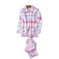 美帜女款纯棉印花家居服睡衣套装