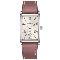 汉米尔顿(Hamilton)瑞士手表 经典系列爱慕石英女表 白盘玫瑰色皮带 H11421814