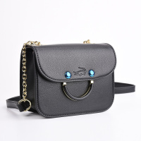 卡帝乐鳄鱼包包女2019新款真皮女包斜挎时尚手拿包潮韩版百搭单肩小包