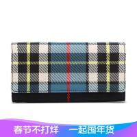Burberry 博柏利 女款织物长款钱包钱夹