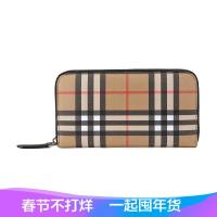 Burberry 博柏利 男士织物长款钱包钱夹