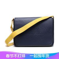 Burberry 博柏利 男款皮质大号单肩包信使包