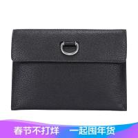 Burberry 博柏利 女款皮质D型环收纳袋手拿包