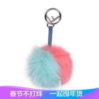 Fendi 女士POM-POM系列毛皮钥匙扣挂饰 7AR259 5AC F13YC