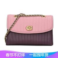 COACH 蔻驰 奢侈品 女士皮革绗缝PARKER小号单肩斜挎包 31635 B4MLM