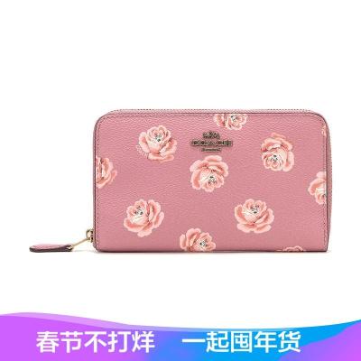 Coach 蔻驰 奢侈品 女士涂层帆布中号手拿包钱包 31818