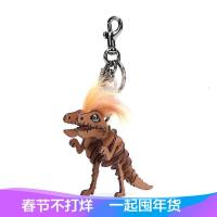 Coach 蔻驰 奢侈品 女士棕色铬鞣皮革钥匙扣吊饰 58499 BKSAD