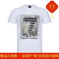 EMPORIO ARMANI EA7 阿玛尼 男士棉质圆领短袖T恤 6ZPT34 PJQ5Z