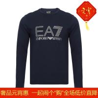 EMPORIO ARMANI EA7 阿玛尼 男士棉质圆领长袖T恤 6ZPT24 PJM9Z