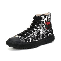 PRADA 普拉达 男士织物高帮系带运动鞋 4T3218 1OUI