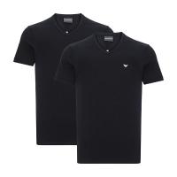 EMPORIO ARMANI EA 阿玛尼 男士棉质V领短袖T恤2件套装 8N1D62 1JPZZ