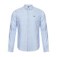 EMPORIO ARMANI 阿玛尼 男士棉质长袖衬衫 6Z1C09 1NUWZ