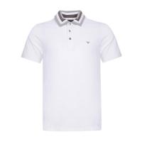 EMPORIO ARMANI 阿玛尼 男士莱赛尔纤维/棉短袖POLO衫 6Z1FP1 1JBQZ
