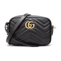 GUCCI 古驰 GG Marmont系列女款牛皮迷你单肩斜挎包 448065 DTD1T