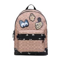 COACH 蔻驰 男士涂层帆布配皮经典标志双肩包 32665