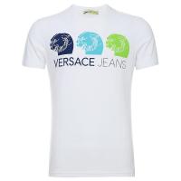 Versace Jeans 范思哲 男士棉质圆领短袖T恤 B3GPB730 36617