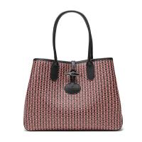 Longchamp 珑骧 女士Roseau系列环形印花牛皮手提单肩包 2686 944