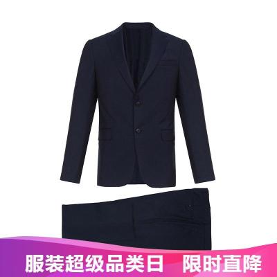 Z Zegna 杰尼亚 男士条纹羊毛西服套装 281CGN