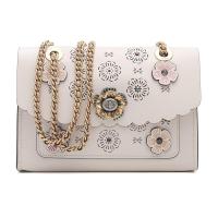 COACH 蔻驰 奢侈品 女士茶玫瑰皮革单肩包 25160