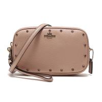 COACH 蔻驰 奢侈品 女士鹅卵石纹皮革SADIE手拿包单肩斜挎包 38931