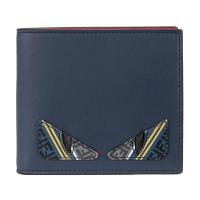 FENDI 男士牛皮短款钱包钱夹 7M0169 A5TU