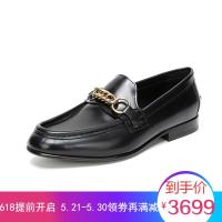 BURBERRY 博柏利 女款皮质链环休闲便鞋 40786741