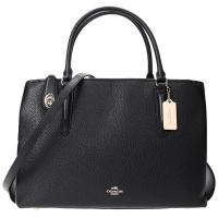 COACH 蔻驰 女士粒面皮革BROOKLYN 34 CARRYALL手提单肩包 57276
