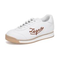 Ermenegildo Zegna 杰尼亚 男士皮革系带运动鞋 91 A4018X MOU