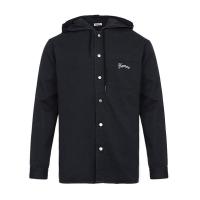 Kenzo 高田贤三 男士老虎印花棉质连帽牛仔衬衫外套上衣 F95 5CH622 1LE