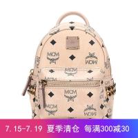 MCM STARK 中性系列PVC配皮超迷你侧钉双肩包 MMK6AVE92