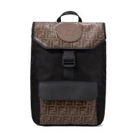 FENDI 男士织物配皮双肩包 7VZ045 A6KK