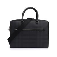 BURBERRY 博柏利 男款热塑性聚氨酯/织物手提单肩公文包 80139481
