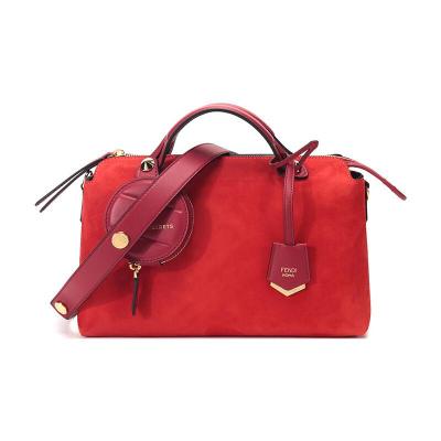 FENDI 女士BY THE WAY系列皮革中号手提包单肩包波士顿包 8BL124 A8HH