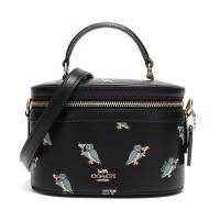 COACH 蔻驰 奢侈品 女士猫头鹰印花皮质TRAIL单肩包斜挎包 38603