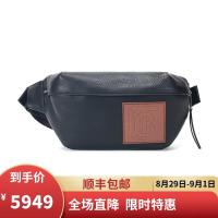 BURBERRY 博柏利 男女通用款专属标识图案皮质中号腰包手提单肩斜挎包 8010463