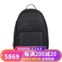 BURBERRY 博柏利 男士London格纹热塑性聚氨酯/织物双肩背包 8013988