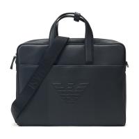 EMPORIO ARMANI 阿玛尼 男款鹰标图案聚酯纤维手提单肩斜挎公文包 Y4P120 YFE6J
