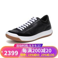 BURBERRY 博柏利 女款皮质冲孔徽标系带运动鞋休闲鞋 4078701
