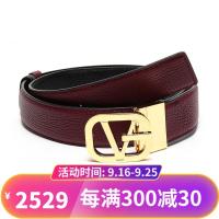 Versace 范思哲 奢侈品 男士牛皮板扣式双面腰带皮带 DCU7421 DVTVGG