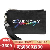 GIVENCHY 纪梵希 男士聚氨酯/织物迷你拉链手拿包 BK603PK0M1